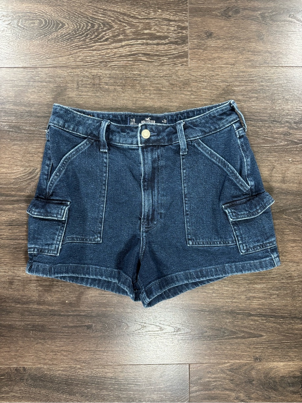 Hollister Dark Wash Denim Shorts